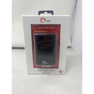SIIG Ultra-Compact 45W Universal Laptop Power Adapter Charger - HP Dell ASUS Len